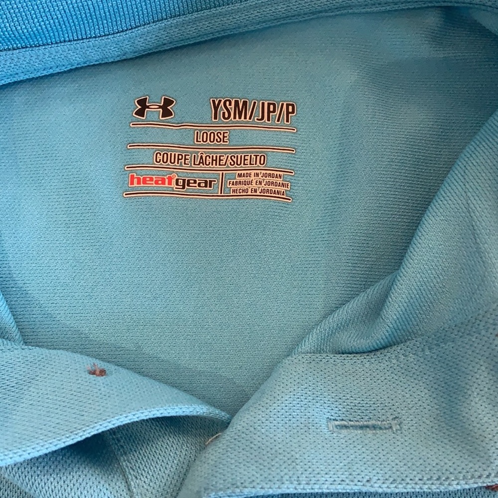 Under armour boy polo size Youth Small